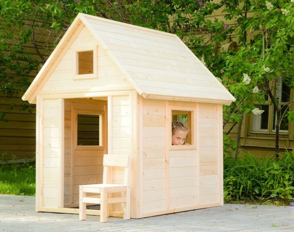 Домики: Детский деревянный домик для игр. Арт